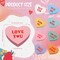 8 Pcs Valentine's Day Heart Gift Boxes with Lids for Presents Empty Heart Shaped Box 6.1 x 4.92 x 1.57'' Flower Boxes for Arrangements for Candy Flowers Wedding Anniversary Birthday Party
